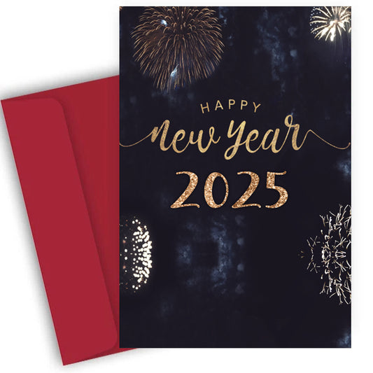 Πρωτοχρονιάτικη Κάρτα - Fireworks 2025