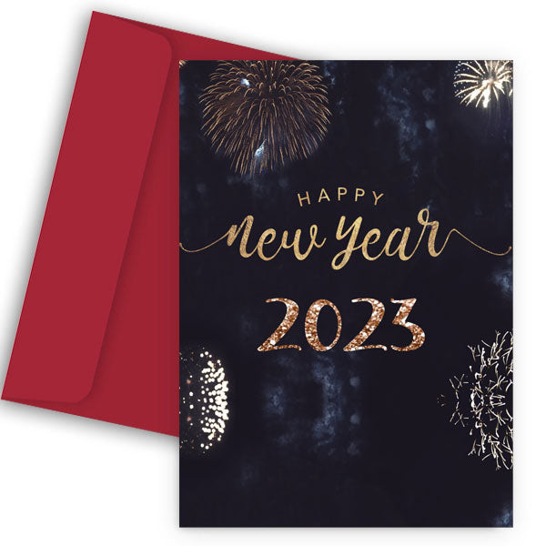 Πρωτοχρονιάτικη Κάρτα - Fireworks 2025