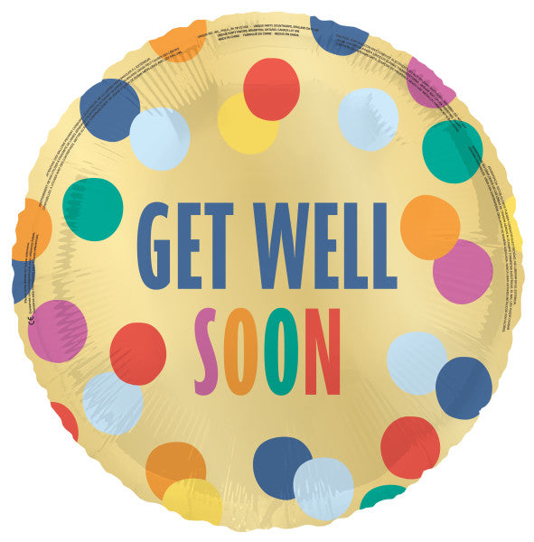 Μπαλόνι Φοιλ 18  Get Well Soon / 46 εκ