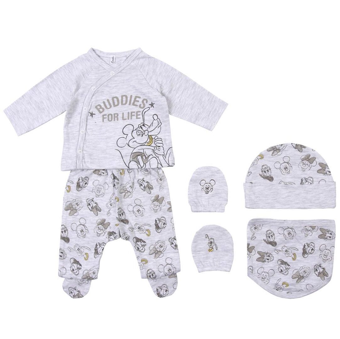 Ρούχα νεογέννητου Mickey Buddies for Life (4 τεμ)