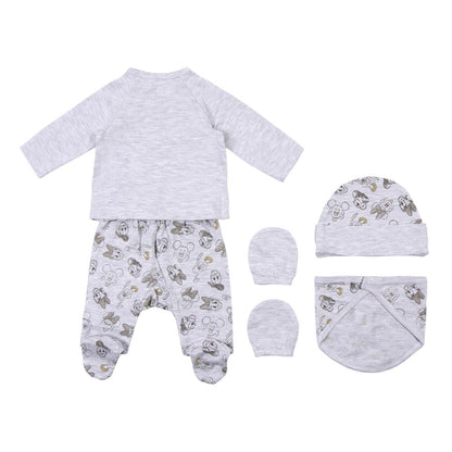 Ρούχα νεογέννητου Mickey Buddies for Life (4 τεμ)