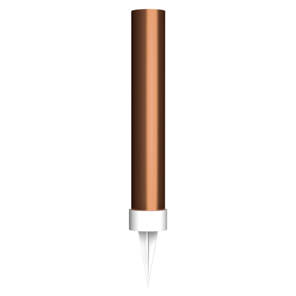 Rosegold πυρσοί για τούρτα (2 τεμ)