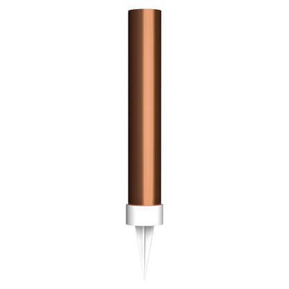 Rosegold πυρσοί για τούρτα (2 τεμ)