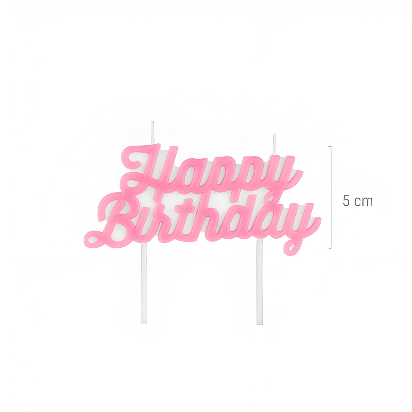 Ροζ Κεράκι - Happy Birthday