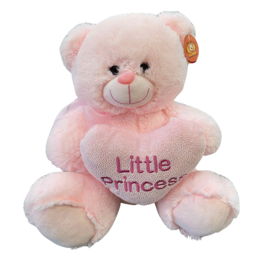 Ροζ Λούτρινο Αρκουδάκι Little Princess 33cm