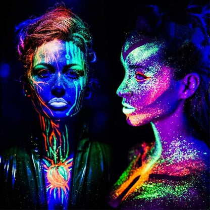 Ροζ Neon χρώμα για πρόσωπο και σώμα