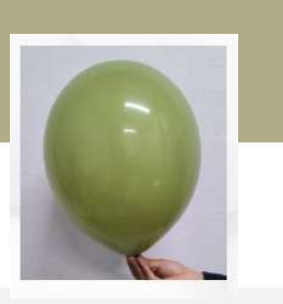 Μπαλόνια Λάτεξ 5 Λαδί Sage Everts / 100 τεμ