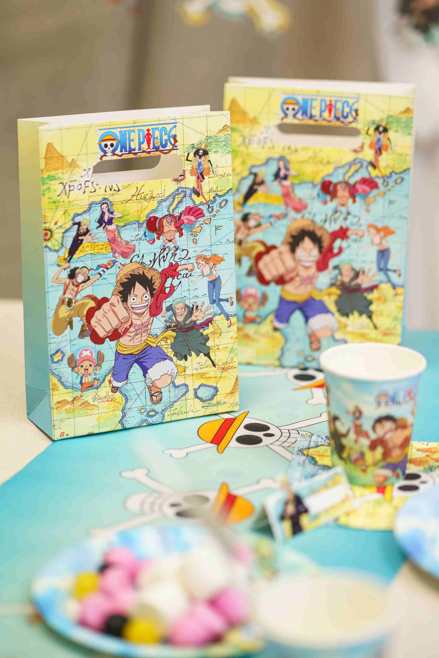 Σακουλάκια για δωράκια One Piece (4 τεμ)