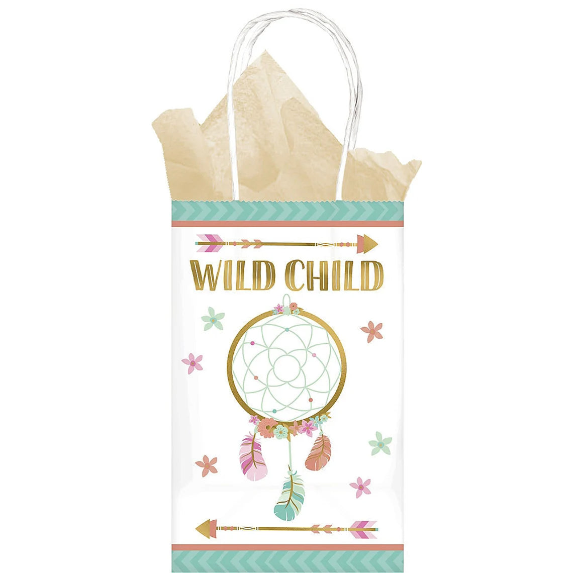 Σακούλες πάρτυ Boho "Wild Child" (8τεμ)