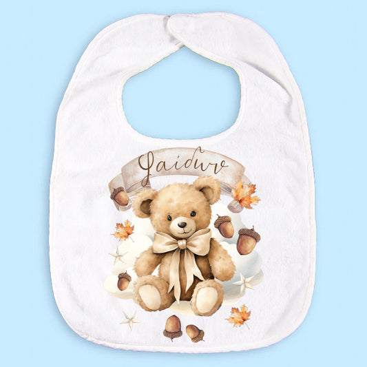 Σαλιάρα Φθινοπωρινή Βάπτιση Αρκουδάκι