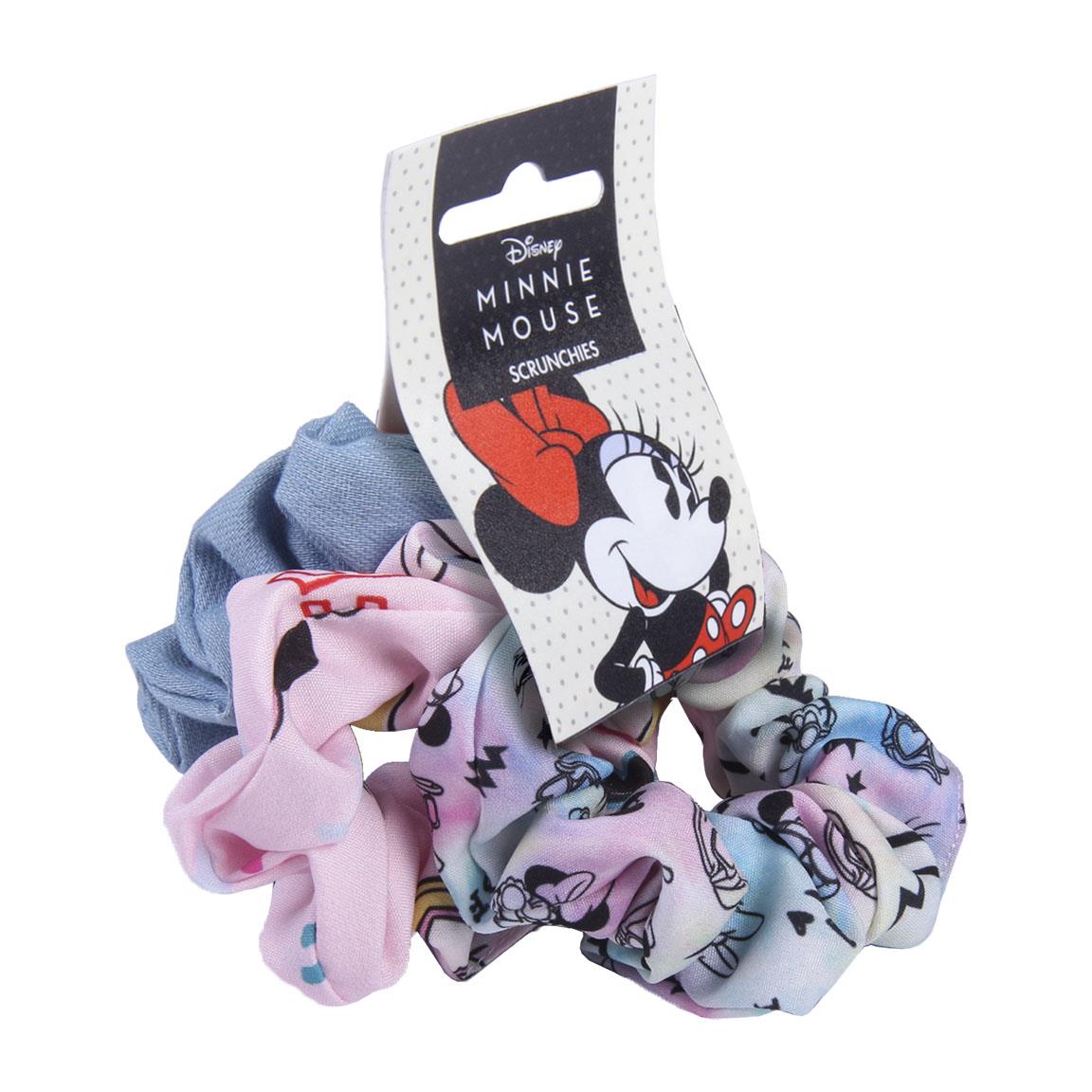 Scrunchies μαλλιών Minnie Mouse (3 τεμ)