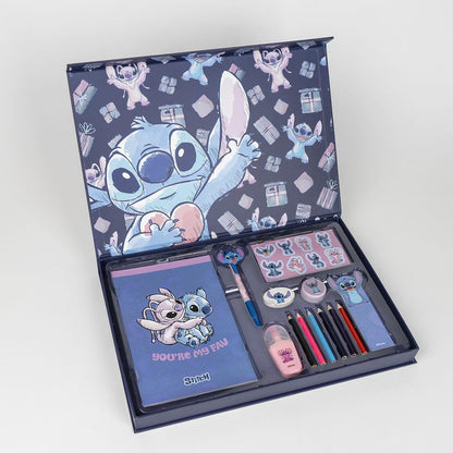 Σετ χαρτικών Stitch & Angel σε κουτί premium