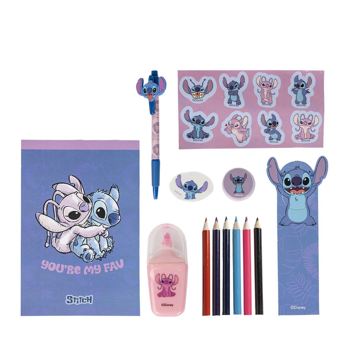 Σετ χαρτικών Stitch & Angel σε κουτί premium
