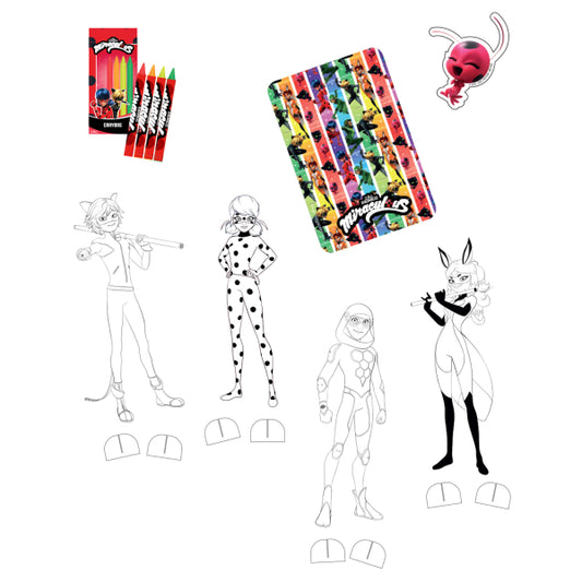 Σετ δωράκια Ζωγραφικής Miraculous Ladybug (24 τεμ)