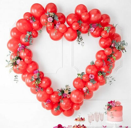 Σετ κατασκευής μπαλονιών - Κόκκινη Καρδιά 1.5m