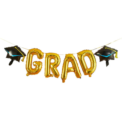 Σετ Μπαλόνια Αποφοίτησης - GRAD (6 τεμ)