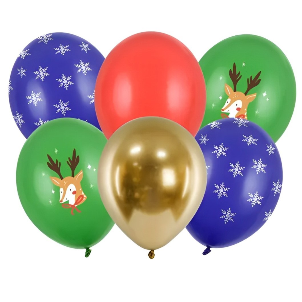Σετ μπαλόνια Christmas Night (6 τεμ)