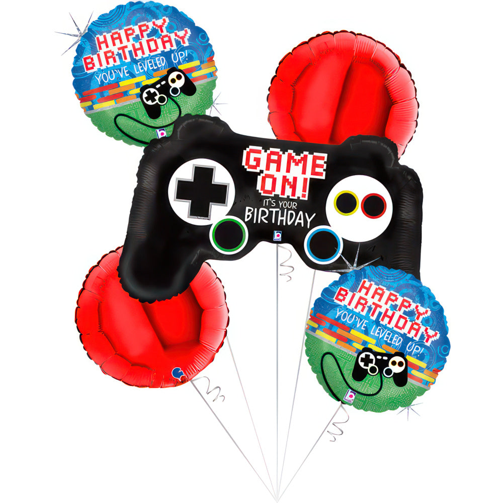 Σετ μπαλόνια Γενεθλίων Game On (5 τεμ)
