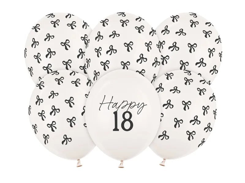 Σετ Μπαλόνια Happy 18 (6 τεμ)