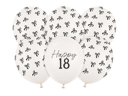 Σετ Μπαλόνια Happy 18 (6 τεμ)