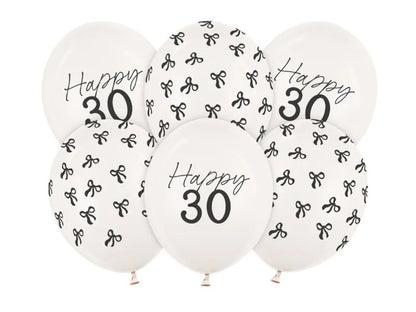 Σετ Μπαλόνια Happy 30 (6 τεμ)