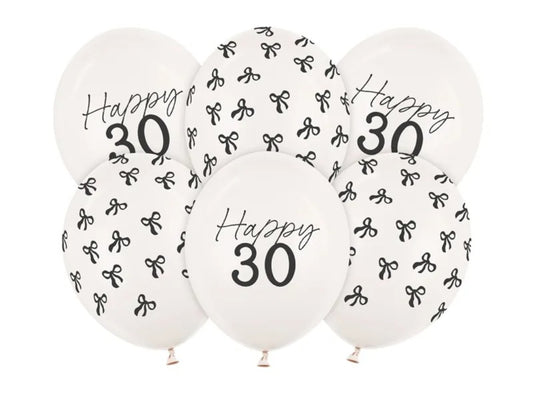 Σετ Μπαλόνια Happy 30 (6 τεμ)