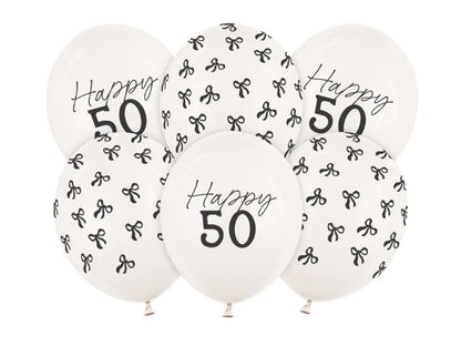 Σετ Μπαλόνια Happy 50 (6 τεμ)