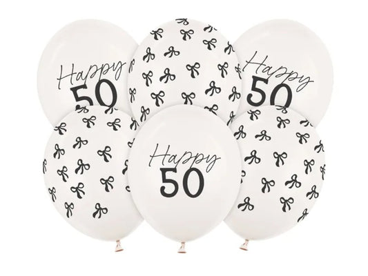Σετ Μπαλόνια Happy 50 (6 τεμ)