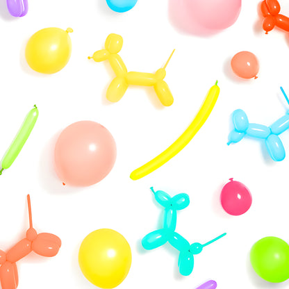 Σετ Μπαλόνια Κατασκευής Παστέλ Χρώματα (15 τεμ)