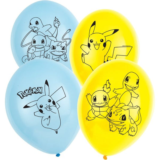 Σετ μπαλόνια Pokemon (6 τεμ)