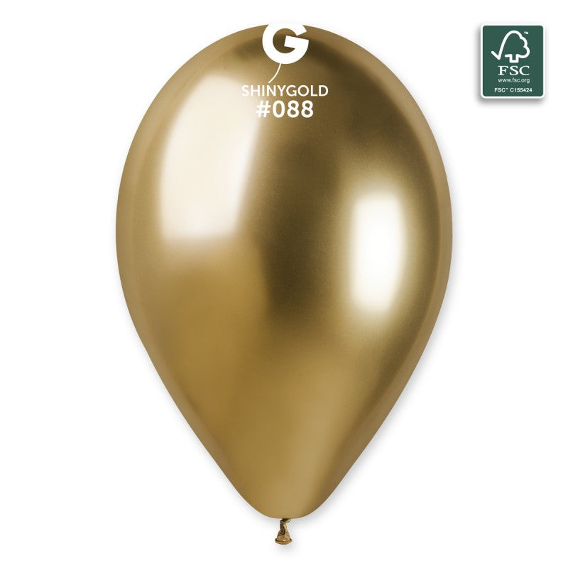 Σετ Μπαλόνια Shiny Gold (6 τεμ)