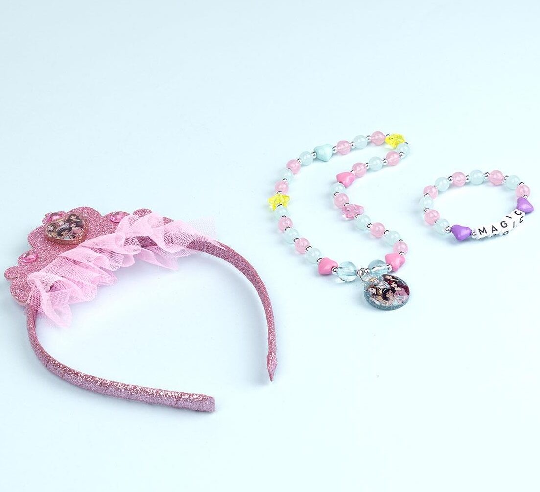 Σετ Παιδικά Αξεσουάρ Πριγκίπισσες Disney (3 τεμ)