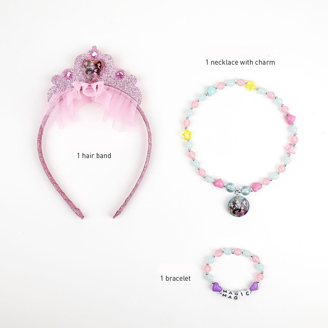 Σετ Παιδικά Αξεσουάρ Πριγκίπισσες Disney (3 τεμ)