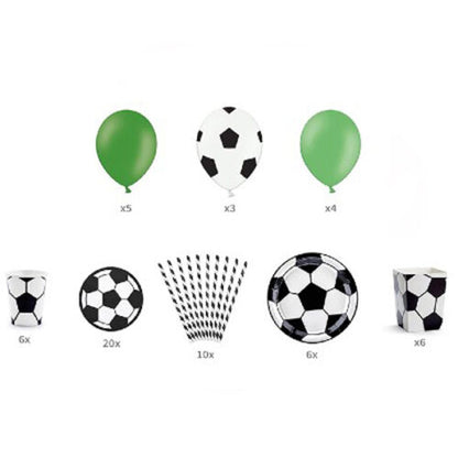 Σετ Πάρτυ Ποδόσφαιρο (60 τεμ)