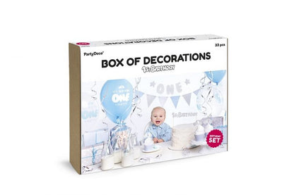 Σετ για πρώτα Γενέθλια - Αγόρι (33 τεμ)