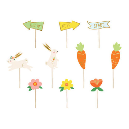 Σετ πασχαλινά στικάκια διακόσμησης (10 τεμ)