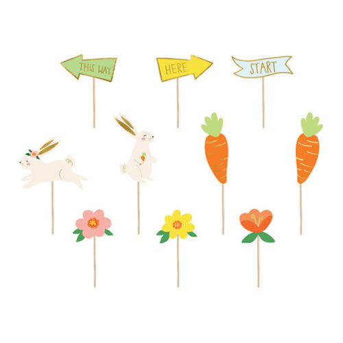 Σετ πασχαλινά στικάκια διακόσμησης (10 τεμ)