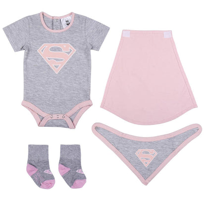 Σετ ρουχαλάκια μωρού Supergirl (4 τεμ)