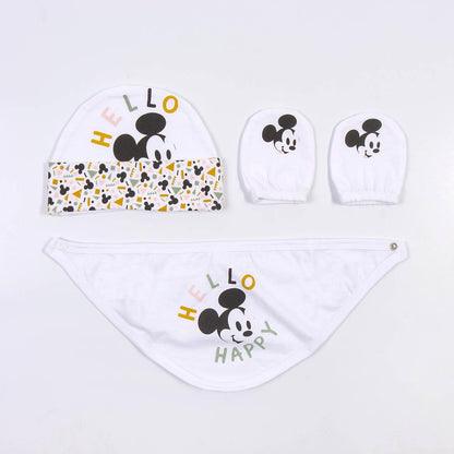 Σετ ρουχαλάκια νεογέννητου Mickey Happy (4 τεμ)