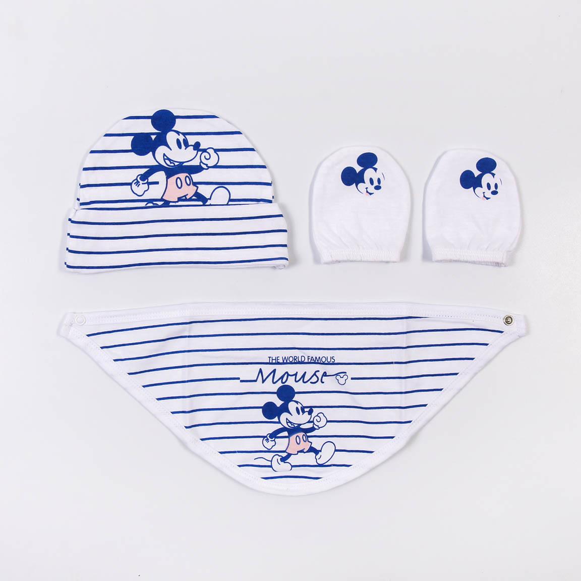 Σετ ρουχαλάκια νεογέννητου Mickey ναυτικό (4 τεμ)