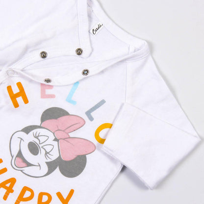 Σετ ρουχαλάκια νεογέννητου Minnie Happy (4 τεμ)