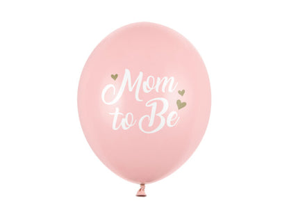 Σετ ροζ μπαλόνια "Mom to Be" (6 τεμ)