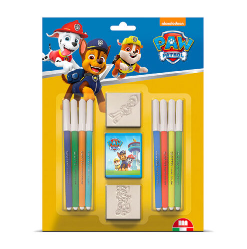 Σετ σφραγίδες και μαρκαδόροι Paw Patrol