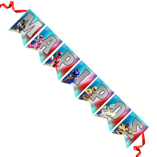 Σημαιάκια με όνομα Power Rangers