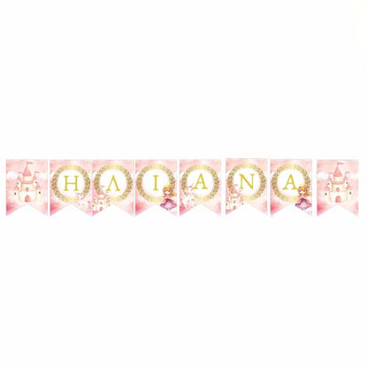 Σημαιάκια με όνομα Πριγκίπισσα & Μονόκερος