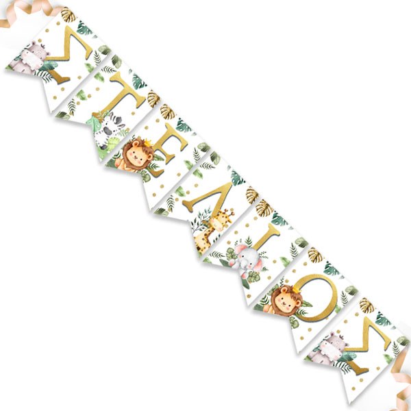 Σημαιάκια Ζώα της Ζούγκλας