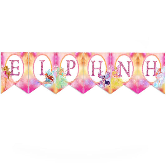 Σημαιάκια Winx με όνομα