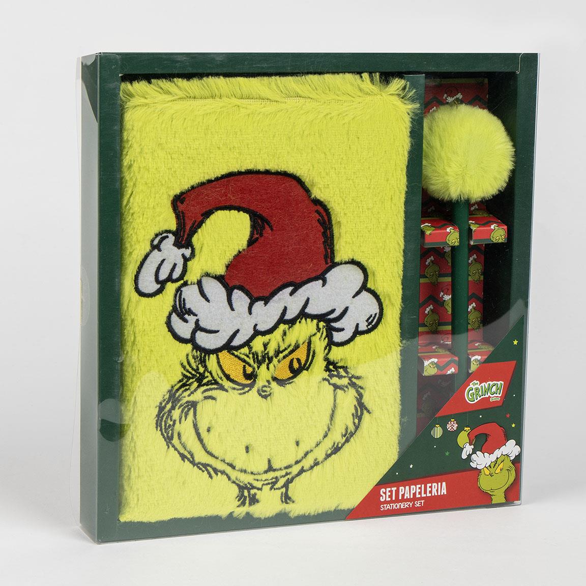 Σημειωματάριο Grinch με στυλό