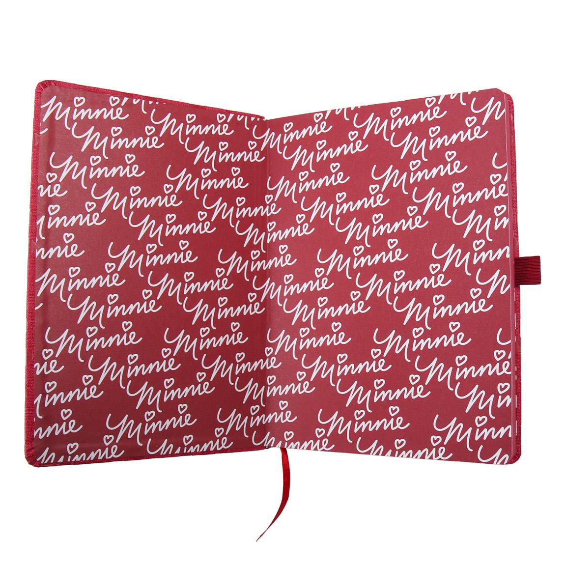 Σημειωματάριο Minnie Mouse – Κόκκινο δερματίνη