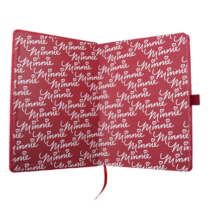 Σημειωματάριο Minnie Mouse – Κόκκινο δερματίνη